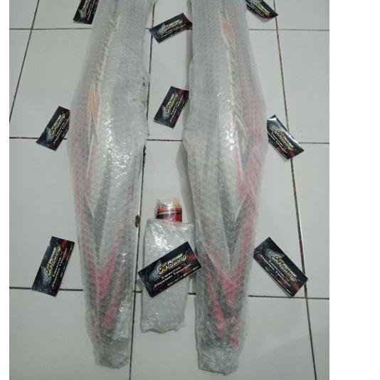 Jual Model baru - Cover Body Belakang Jupiter Z Burhan Warna Silver