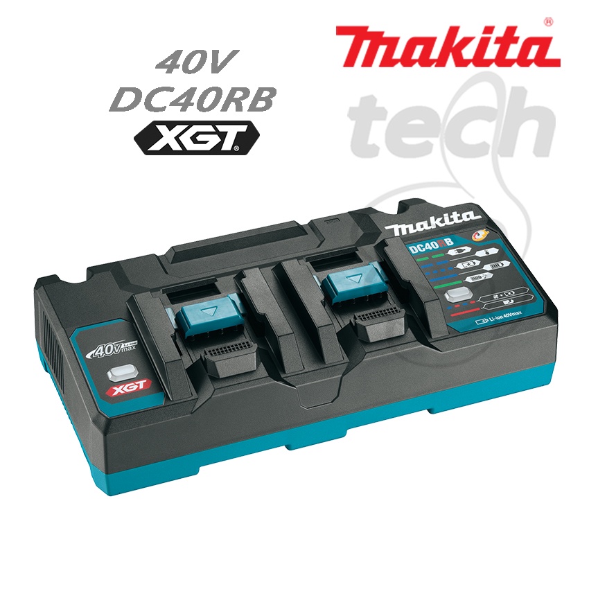 Jual Makita Charger DC40RB - 40V XGT Dual Port Rapid Optimum Charger ...