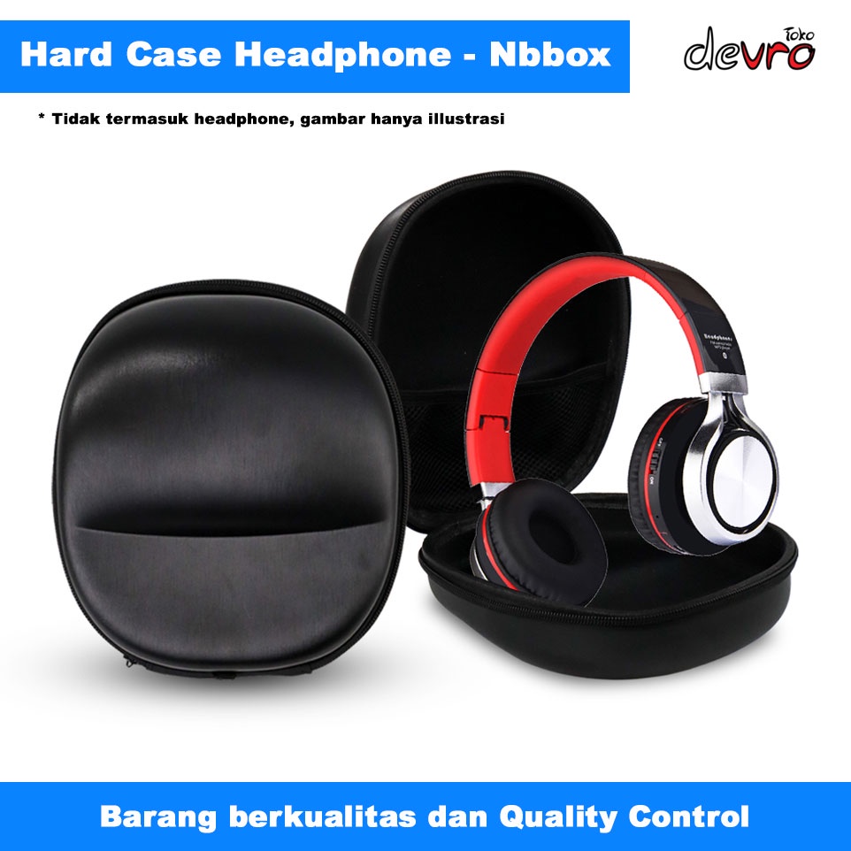 Jual Case Box Headphones Headphone Hard Shell Waterproof - Nbbox PH-HE1 ...