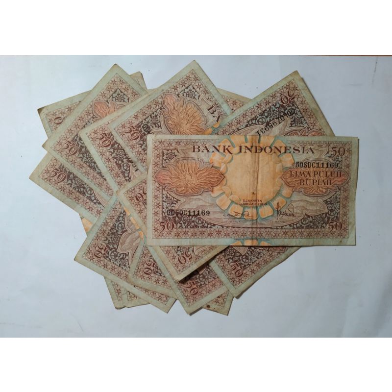 Jual Uang kuno 50 rupiah bunga | Shopee Indonesia