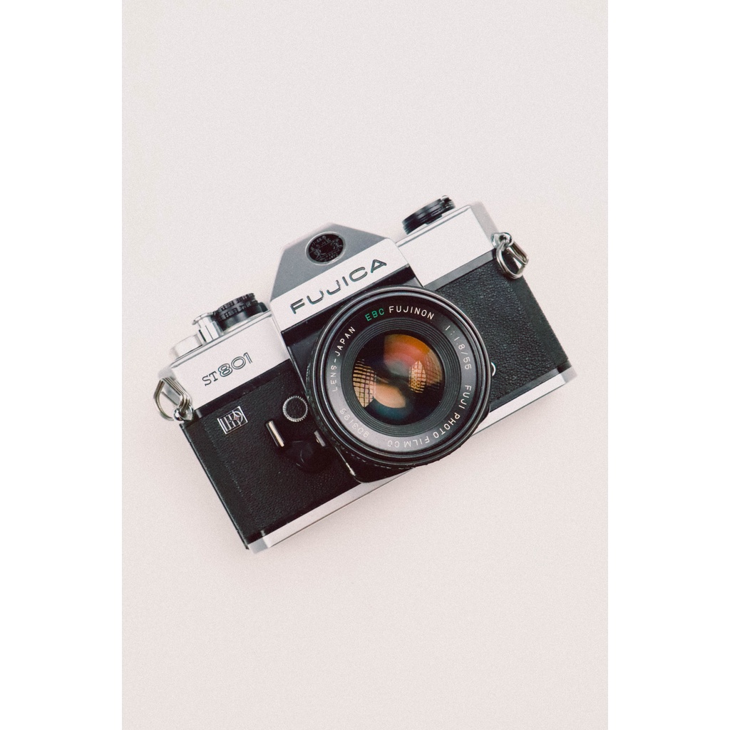 Jual Kamera Analog Fujica ST801 kit 55mm f1.8 EBC Fujinon Super