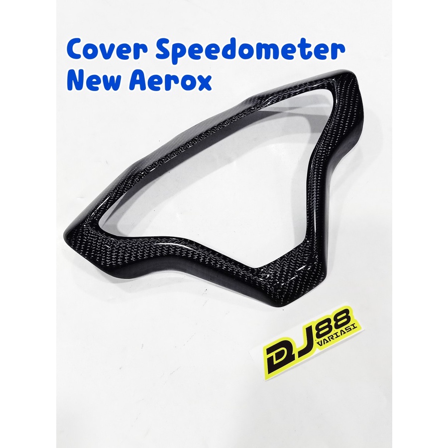 Jual Cover speedometer carbon new aerox tutup spedo meter kevlar ...