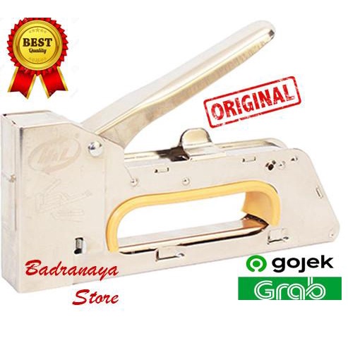 Jual Stapler Tembak Cekrekan Pengokot Hekter Gun Tacker Staples Sofa Jok Shopee Indonesia