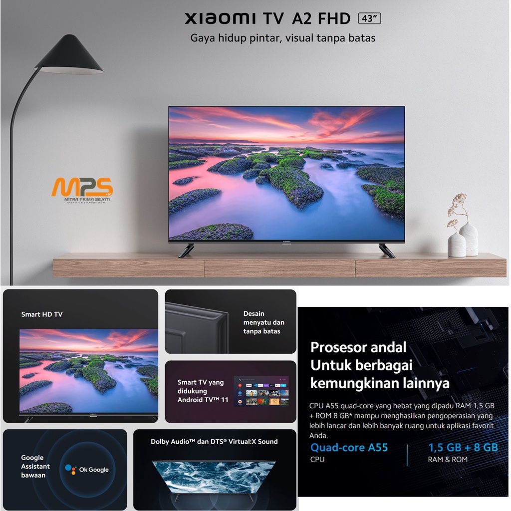 Xiaomi TV A2 FHD 43 inci - Xiaomi Indonesia