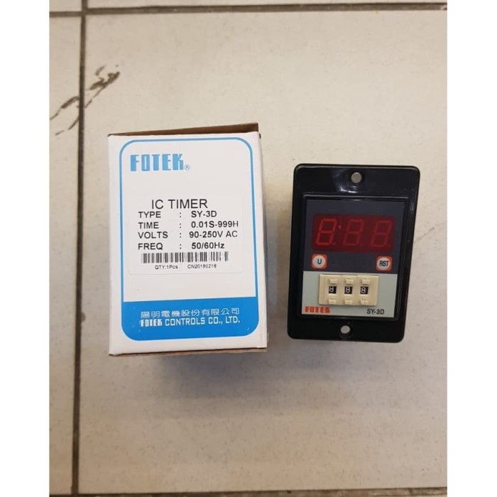 Jual Digital Counter Murah Ic Timer Fotek Sy3D / Sy3D / Sy 3D 3 Digit