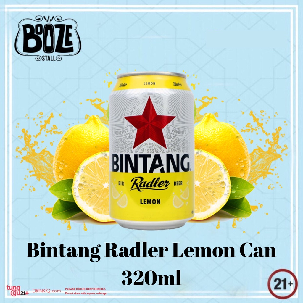 Jual Bir Bintang Radler Can 320ml Shopee Indonesia