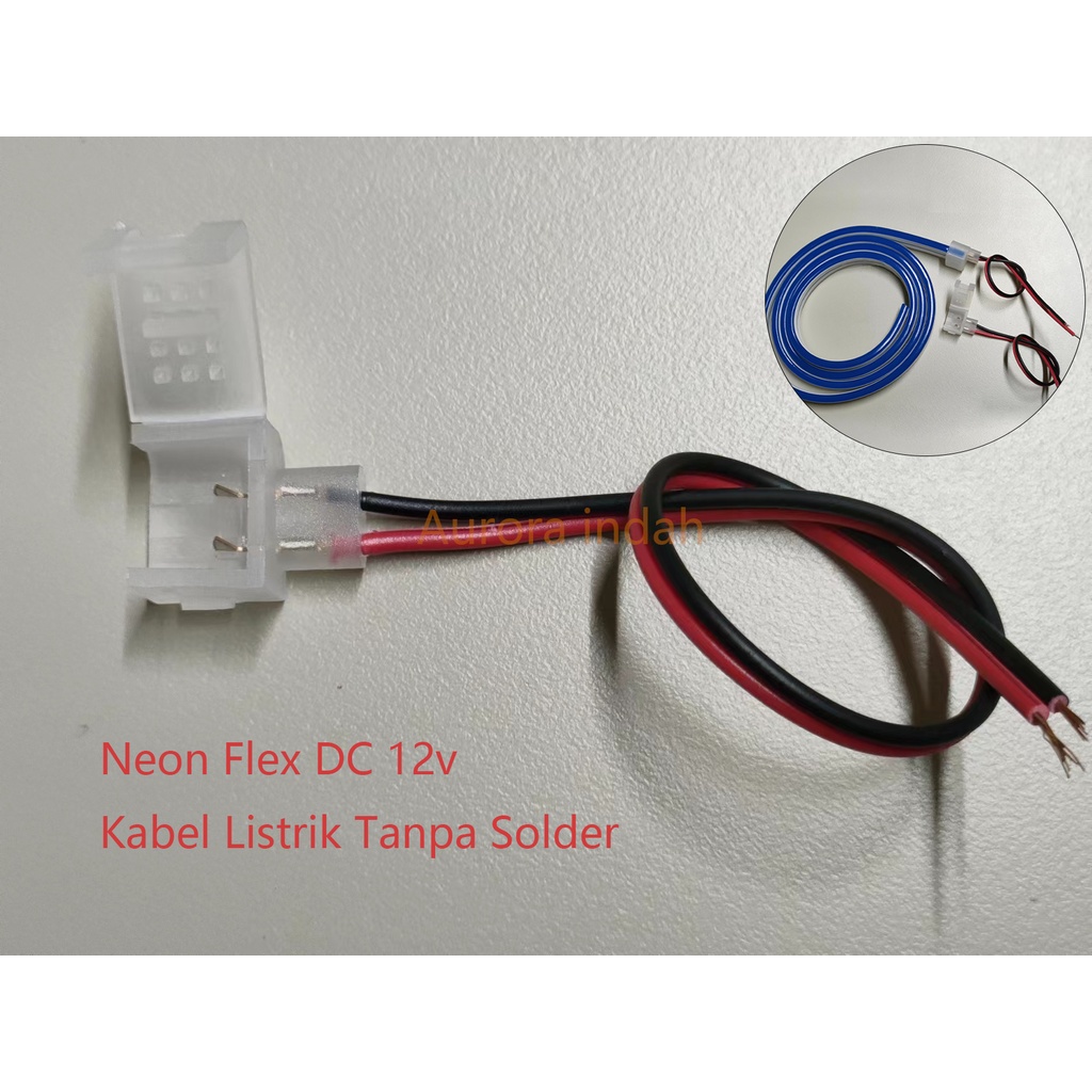 Jual Konektor Connector Jepit Kabel Untuk Dc V Neon Flex Strip