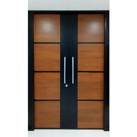 pintu doubble aluminium 140x210 komplit BACA DISKRIPSI