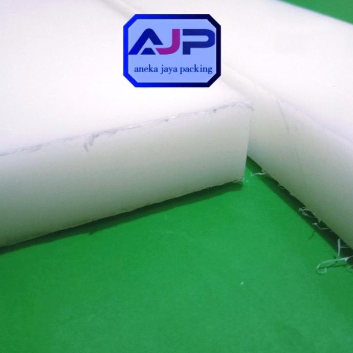 Jual }}}}}}] Nylon Sheet 30mm X 10cm X 100cm Polyethylene Pe Putih Hdpe ...