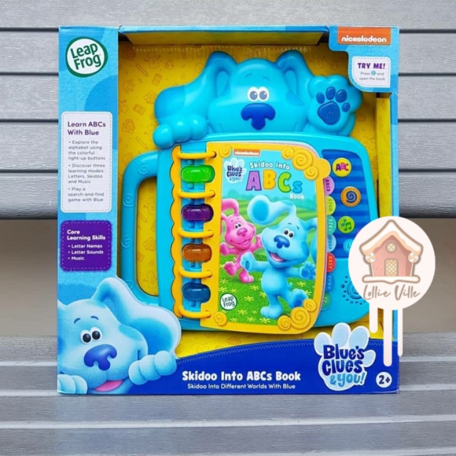 Jual LeapFrog Blues Clues and You! Skidoo Into ABCs Book - Blue ...