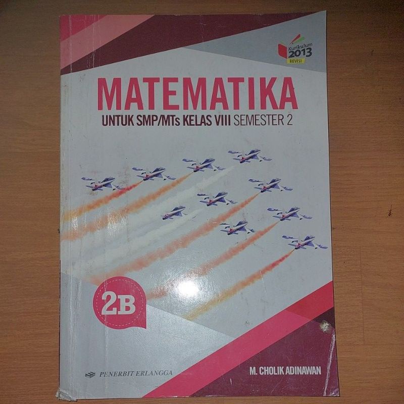 Jual Buku Pelajaran Matematika Untuk Smp/mts Kelas VIII Semester 2 Buku ...