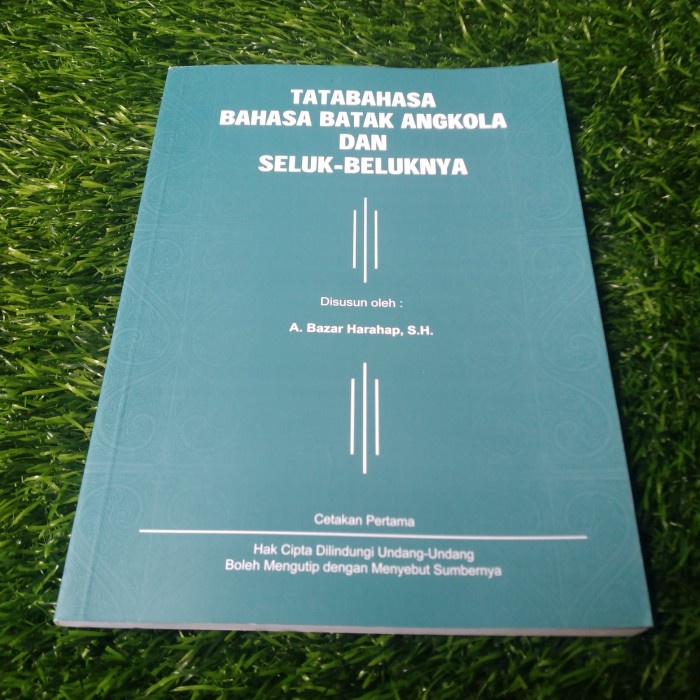 Jual BUKU TATABAHASA BAHASA BATAK ANGKOLA DAN SELUK BELUKNYA | Shopee ...