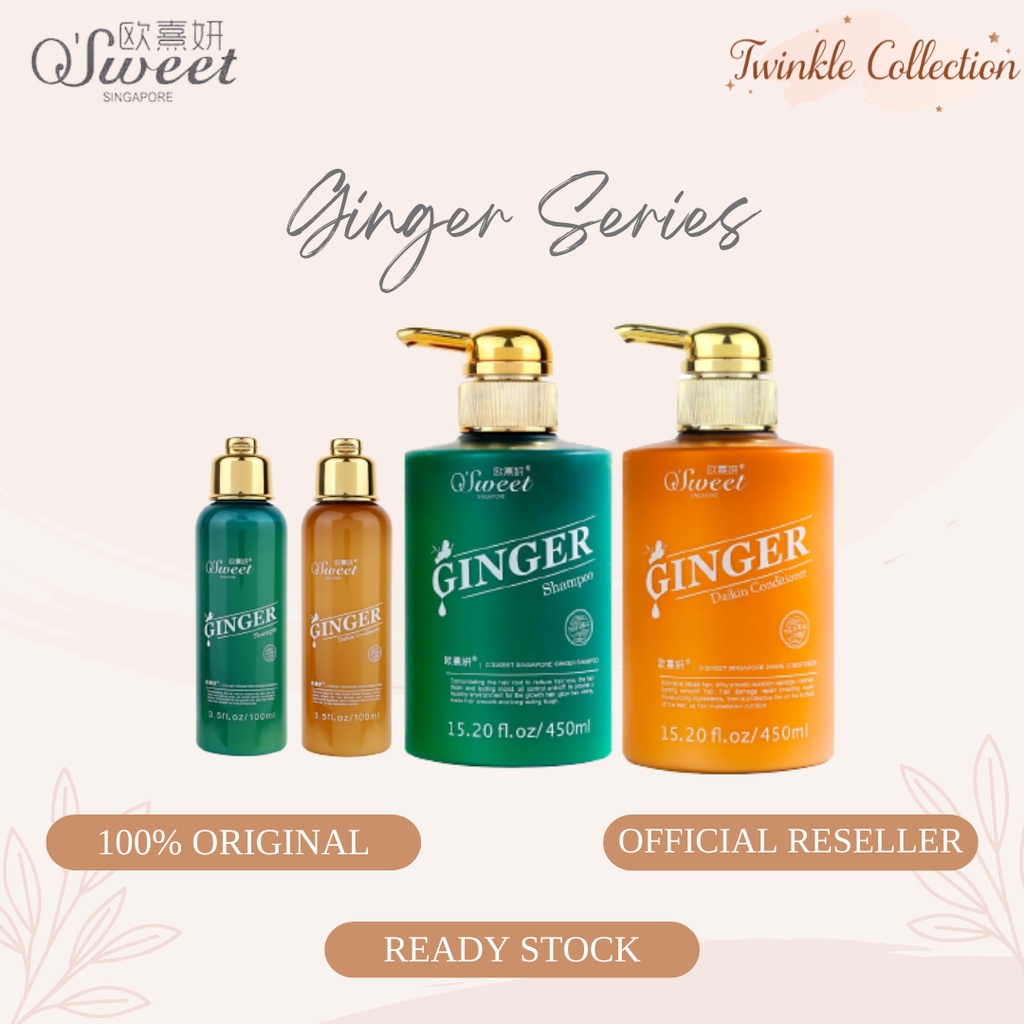 Jual O Sweet Singapore Ginger Shampo & Daikin Conditioner 450 ML