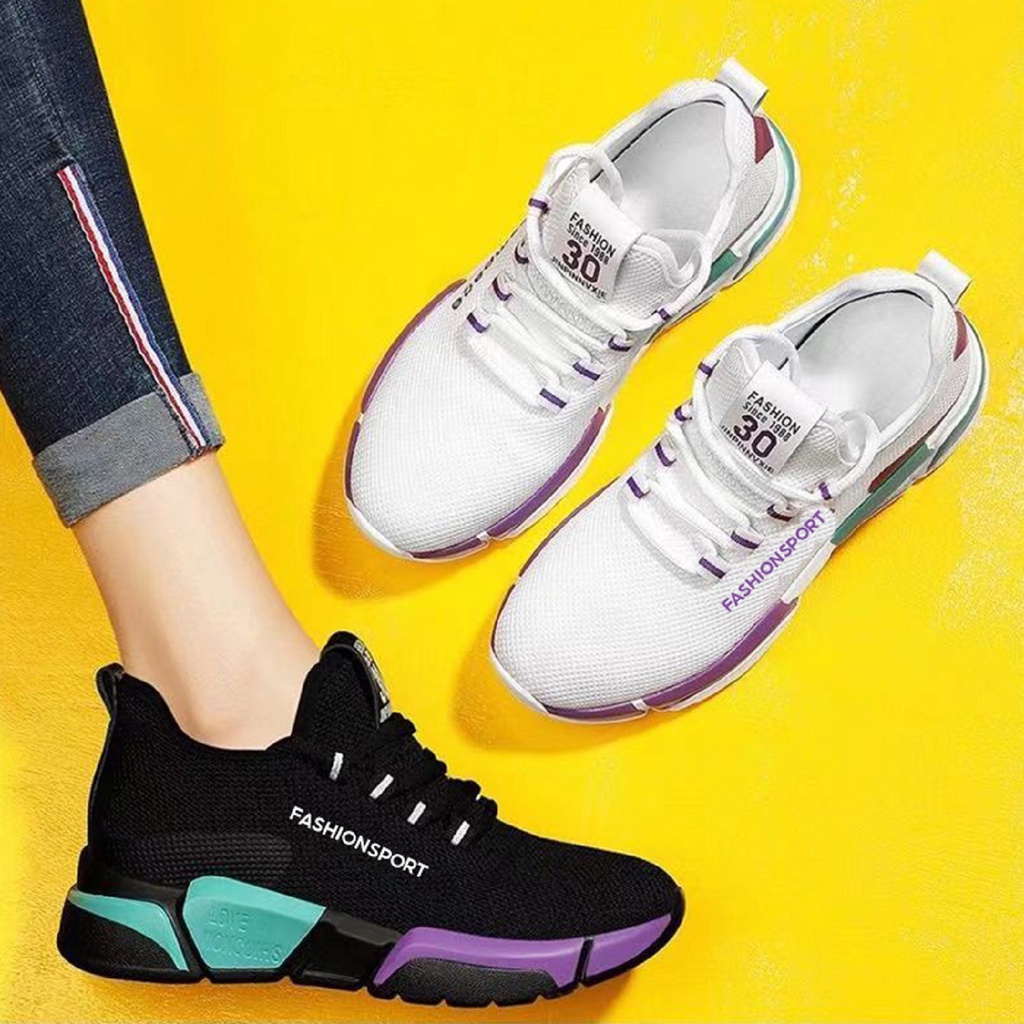 Jual Sepatu Wanita Sneakers Fashion Import High Quality W 3 Shopee Indonesia