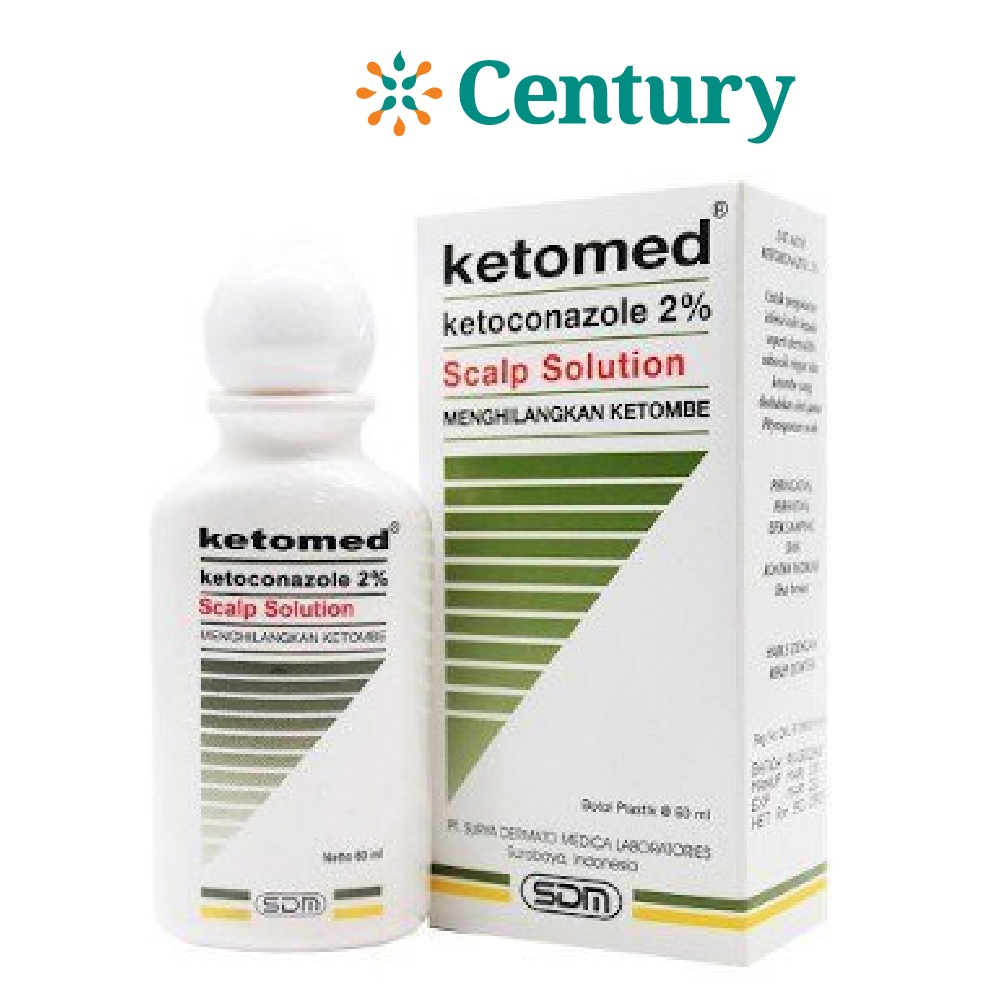 Jual KETOMED 2 SOLUTION 60 ML/KETOCONAZOLE/ANTI KETOMBE/ANTI JAMUR