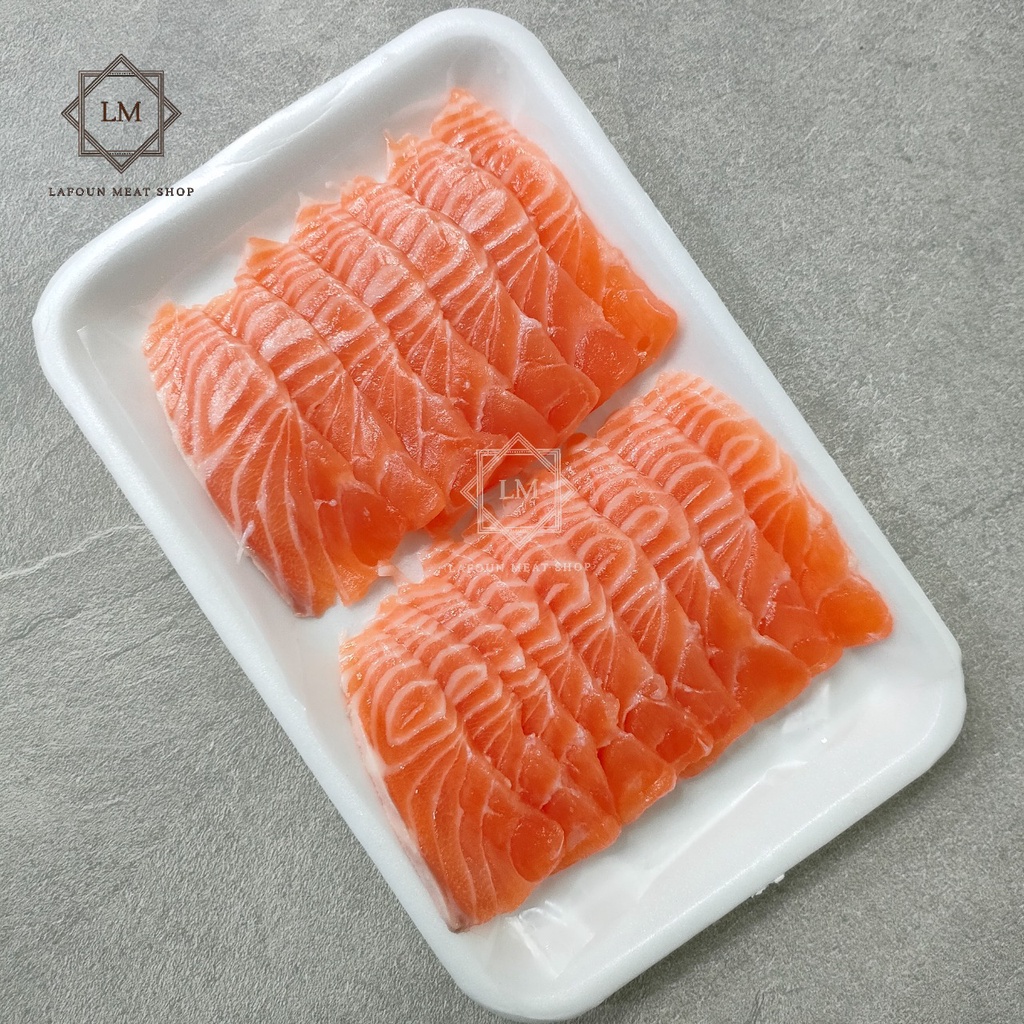 Jual Fresh Salmon Sashimi Cut 250gr | Shopee Indonesia