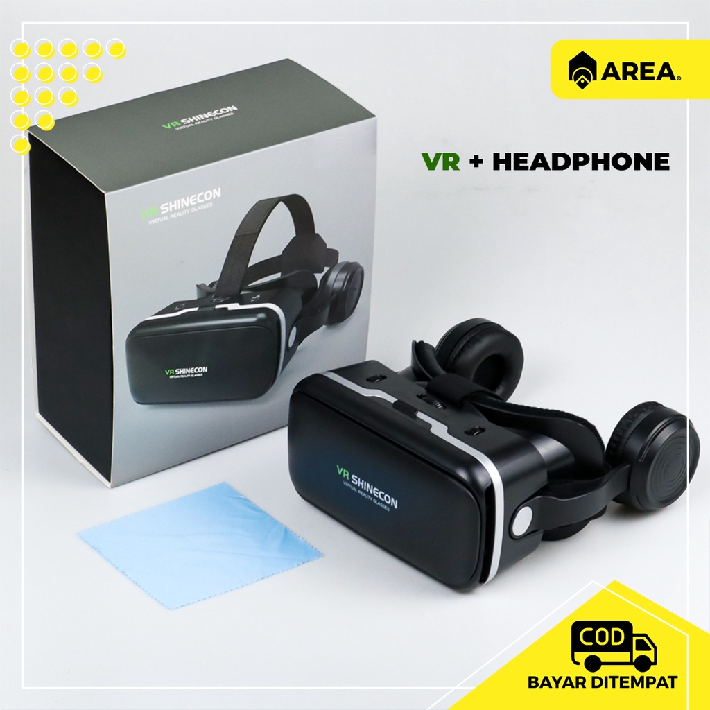 Jual Shinecon VR Box Giant Screen Virtual Reality Glasses kacamata ...