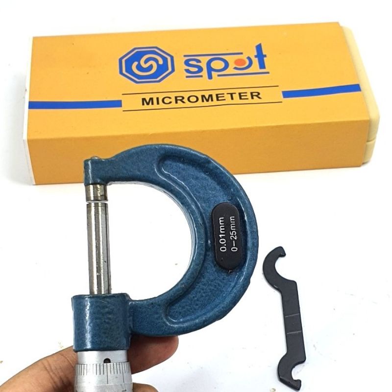 Jual Micrometer 0 - 25 mm / Mikrometer / Micro Outside SPOT | Shopee ...