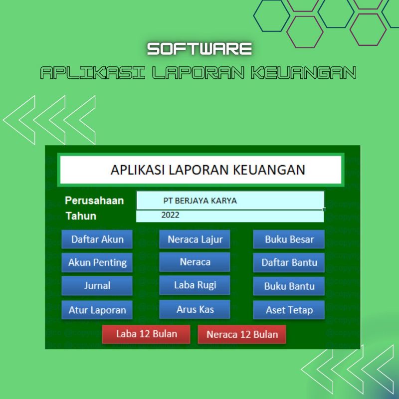 Jual Aplikasi Laporan Keuangan Excel Shopee Indonesia