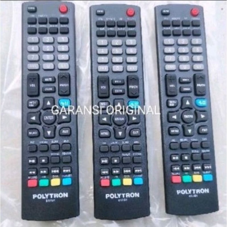 Jual REMOTE LED TV POLYTRON 100% ORIGINAL BUKAN BARANG TURUAN | Shopee ...