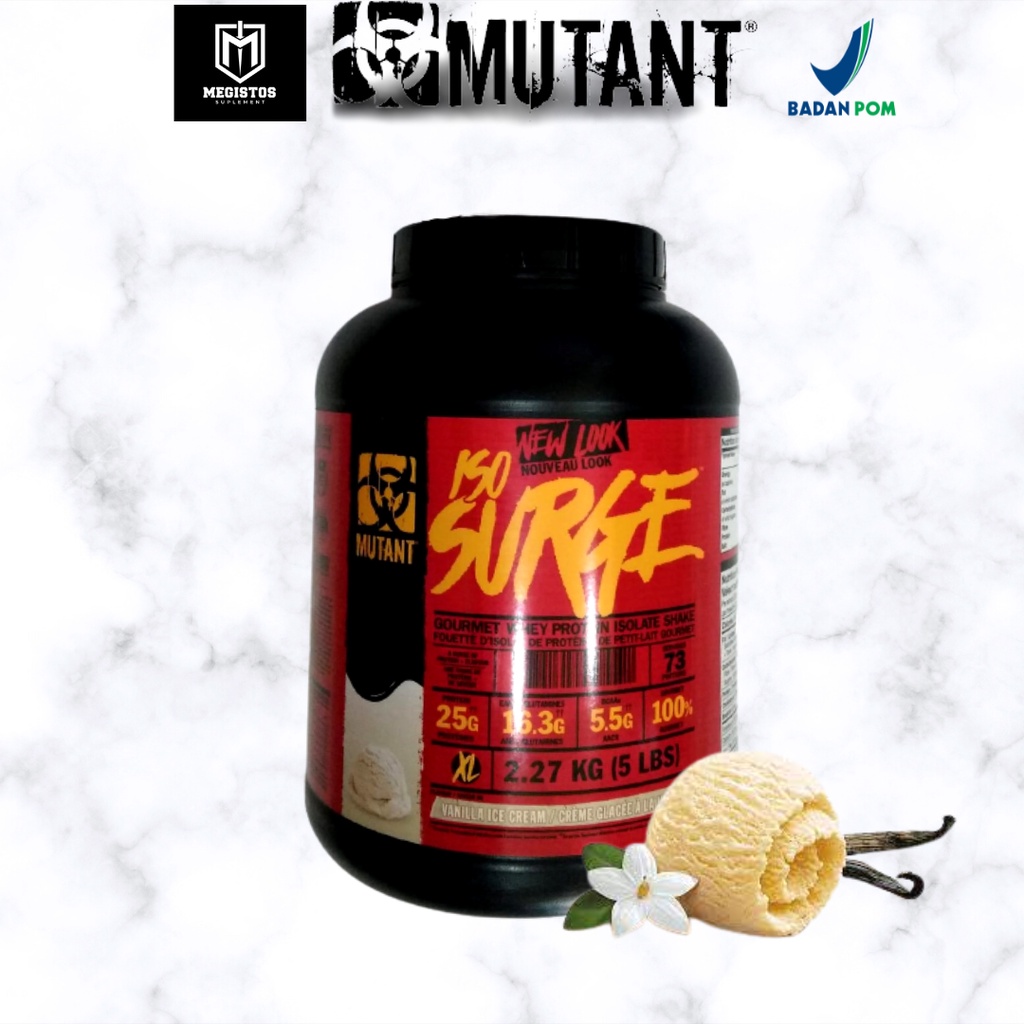 Jual Mutant Iso Surge Gourment Whey Protein Isolate Shake 73 servings ...