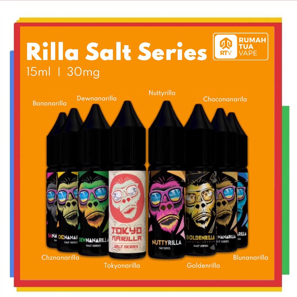 Jual RILLA SERIES 30MG 15ML SALT NIC 30MG 30ML PREMIUM E LIQUID VAPE ...