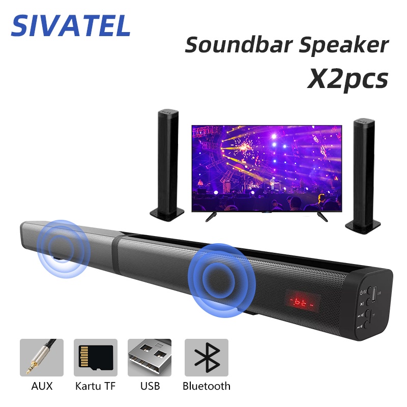 Jual Sivatel TV Speaker TV Soundbar Portable Speaker Bluetooth speaker