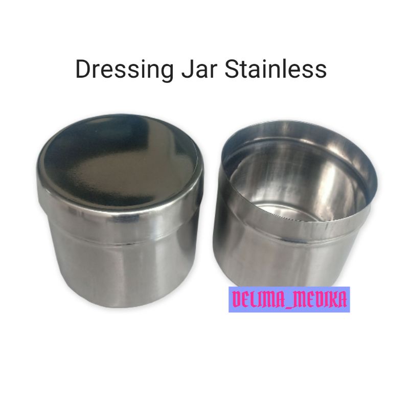 Jual Dressing Jar Stainless / Dresing Jar Stainless / Com + Tutup Alat