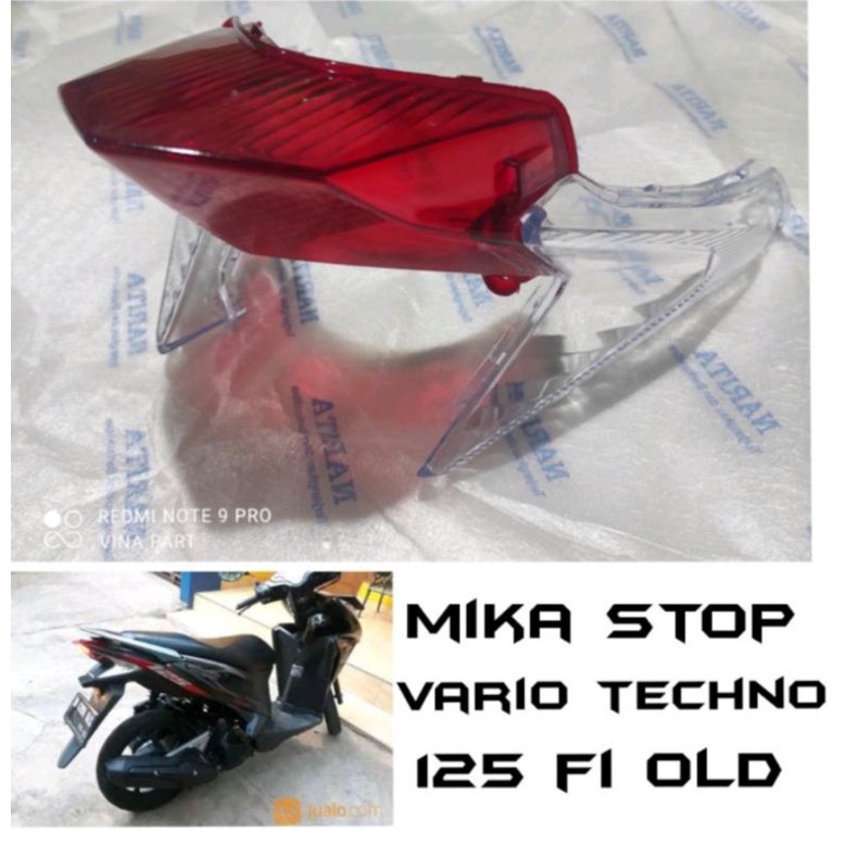 Jual Mika Kaca Lampu Stop Belakang Vario 125 Techno Tahun 2012 2013