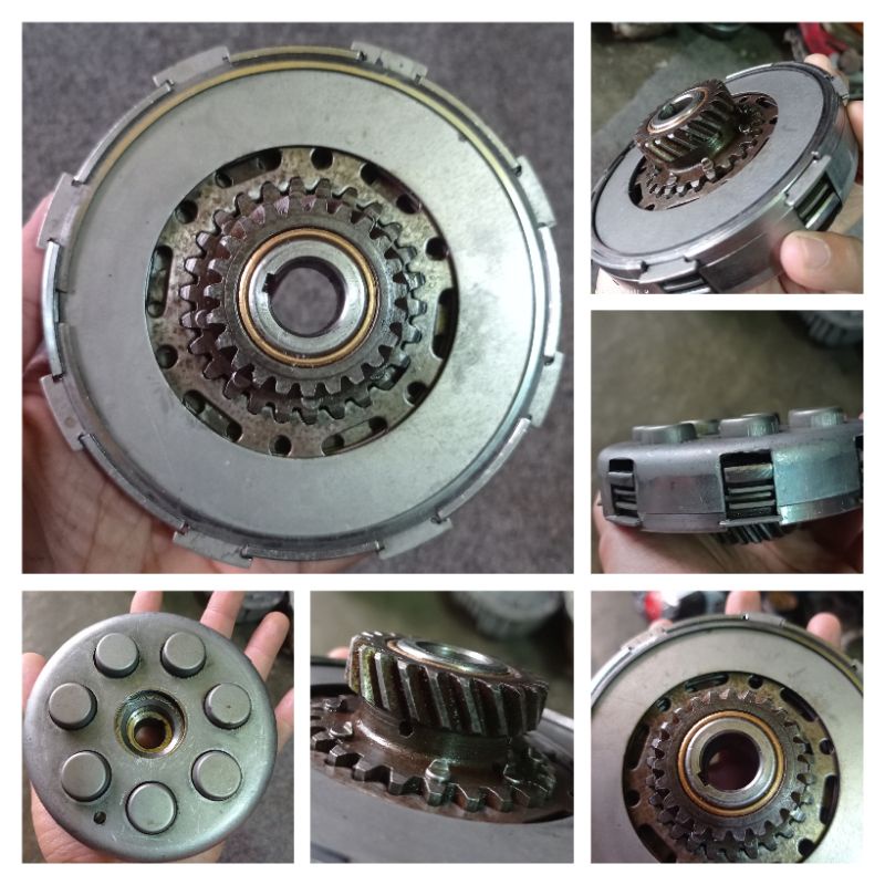 Jual Gear kopling 23 lengkap vespa strada kopling 7 original copotan