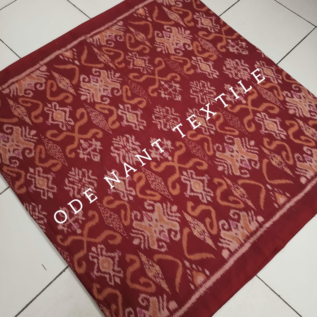 Jual Kain Kamen Endek Meteran Tenun Katun Bali Campuhan Motif Jumput