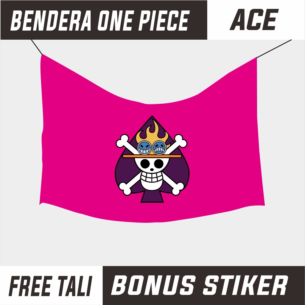 Jual Bendera One Piece Bahan Satin Flag anime Luffy Bajak Laut Zoro ...