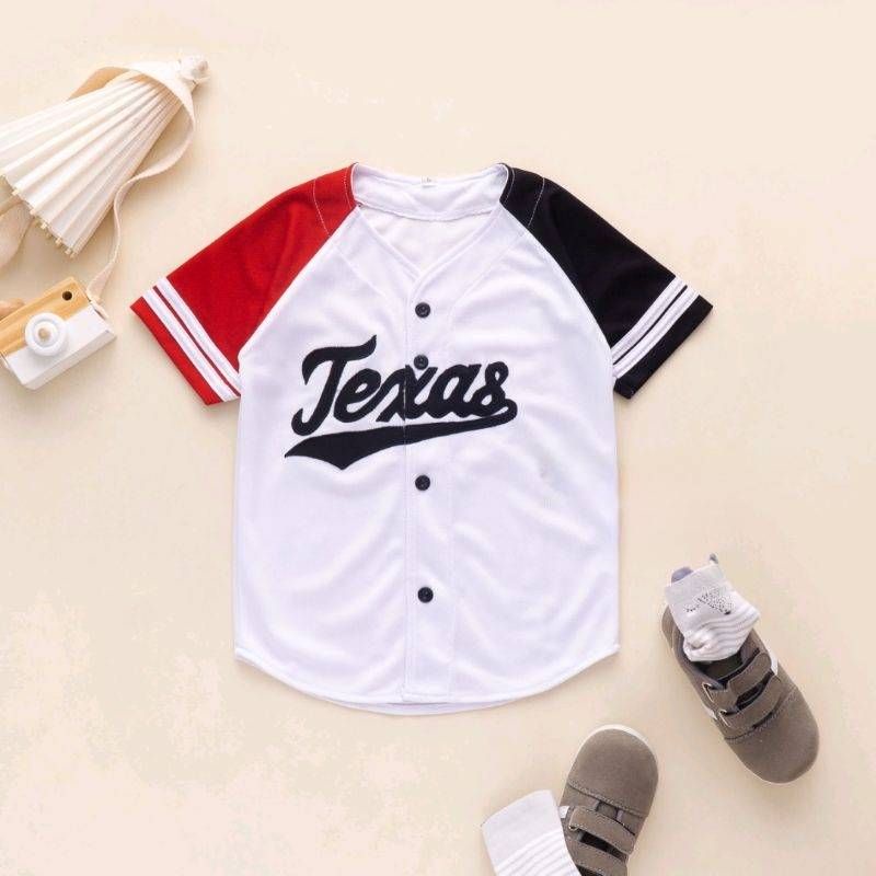 Baju baseball / Jersey baseball Dodgers maroon Ready stock qualitas premium  lokal