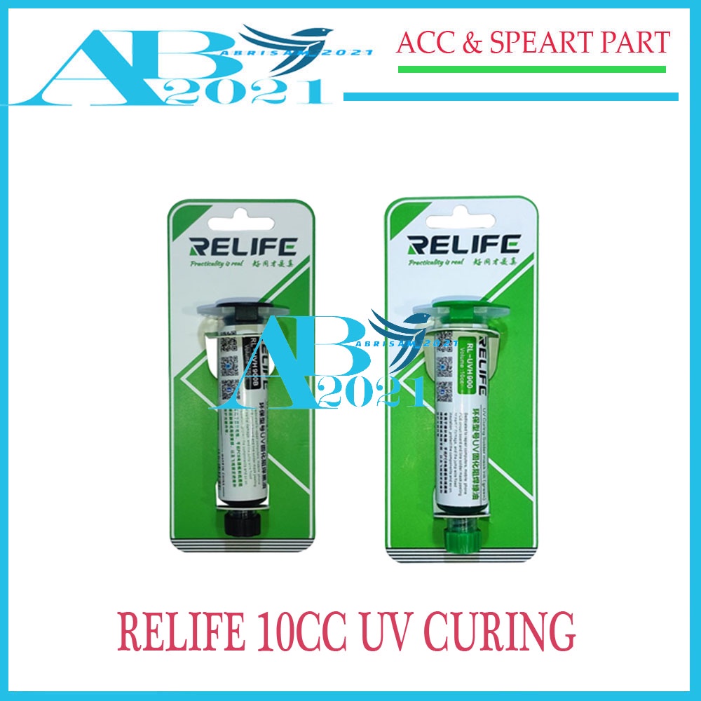 Jual CAT PCB RELIFE 10CC UV CURING SOLDER MASK INK NYL00317 GREEN RL