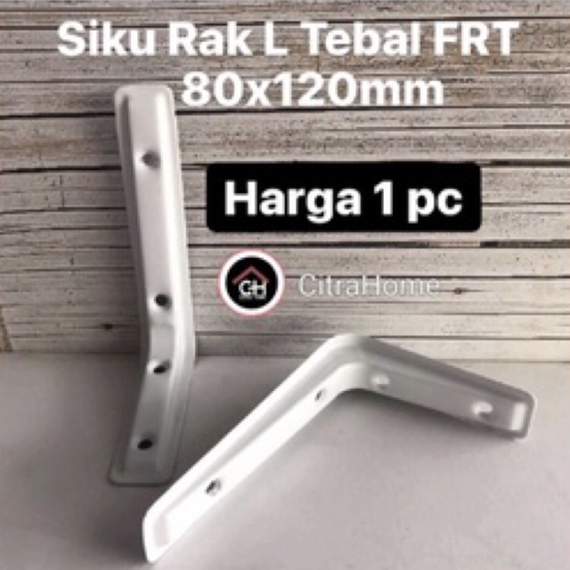 Jual Siku Rak L Kotak Tebal 80x120mm FRT Harga 1 pc | Shopee Indonesia