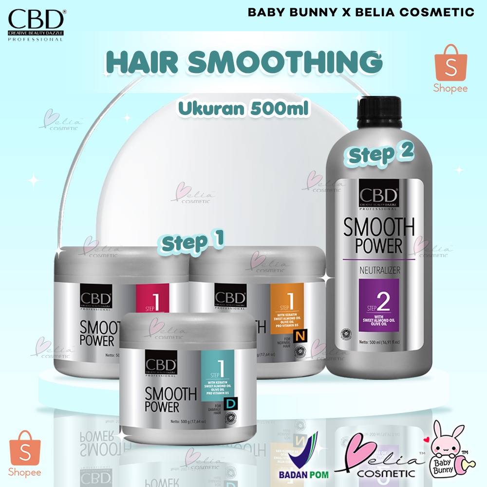 Jual BELIA CBD Hair Smoothing Series | Smooth Power | Normal ...