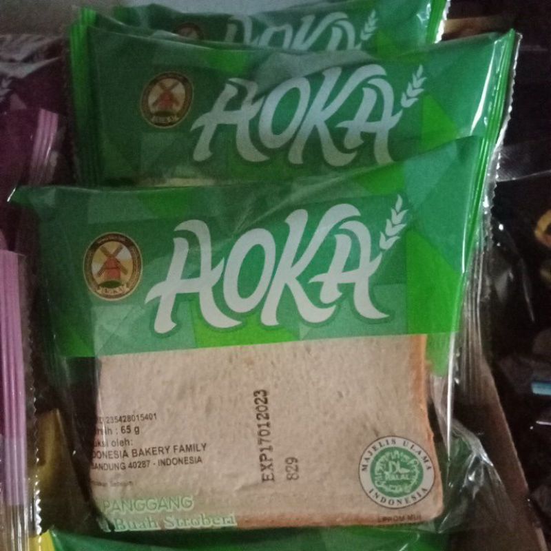 Jual Roti Aoka Rasa Stroberi 65 gram | Shopee Indonesia