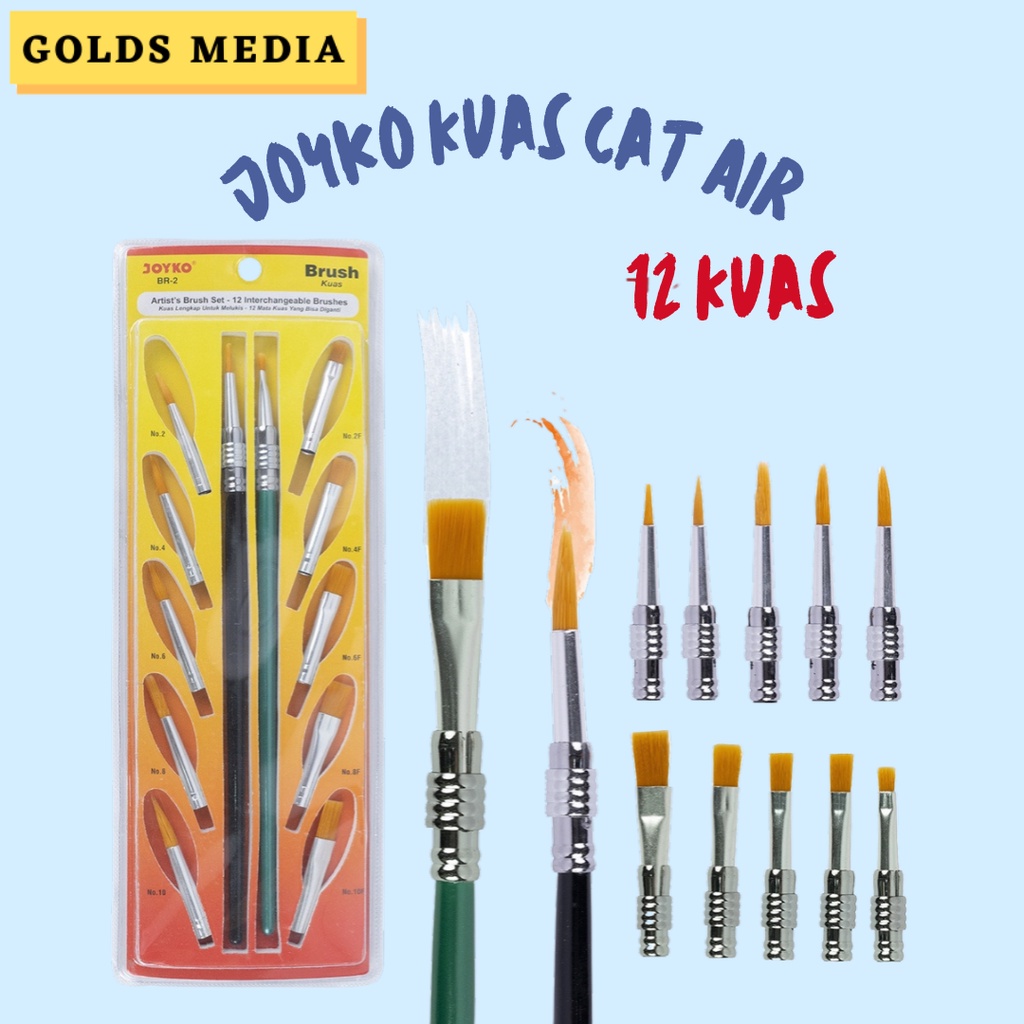 Jual Joyko Kuas Cat Air Joyko Kuas Lukis Joyko Kuas Acrylic Joyko Brush Joyko Kuas Cat Air Joyko 1586