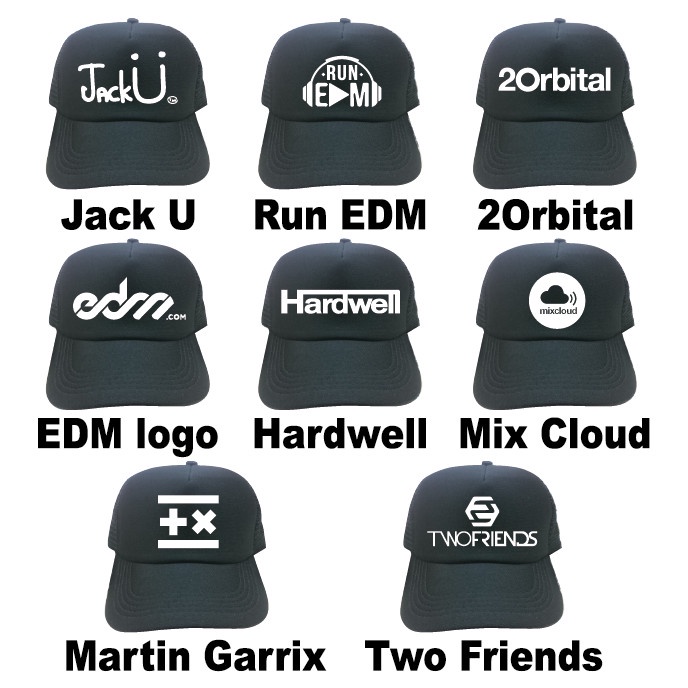 Jual TOPI TRUCKER JARING DISTRO JACK U RUN EDM HARDWELL MARTIN POLOS ...
