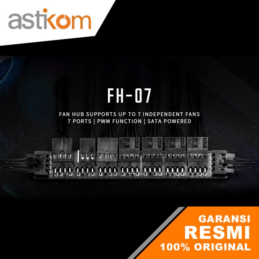 Jual ID-COOLING FH-07 PWM Fan Hub 7 Port | Shopee Indonesia