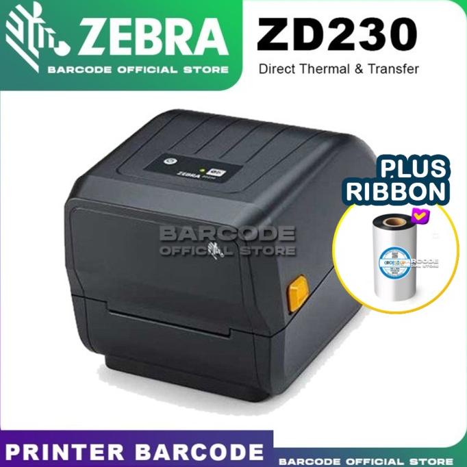 Jual Printer Barcode Zebra Zd230 / Zd-230 Plus Ribbon Premium Wax