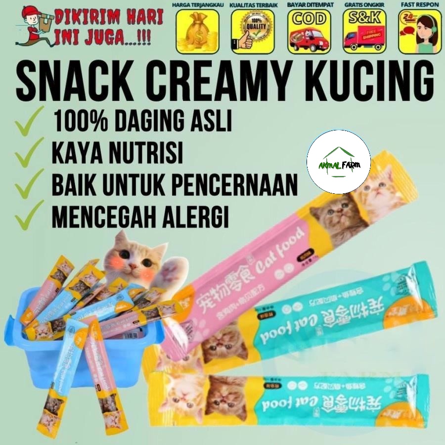 Jual SNACK UNTUK KUCING MIXI CREAMY 15gr SNACK KUCING MAKANAN KUCING ...