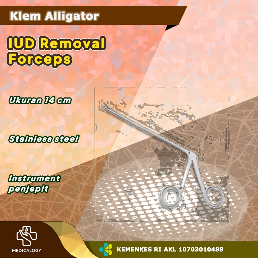 Jual Alligator Forceps IUD Clamp 14 cm Shopee Indonesia