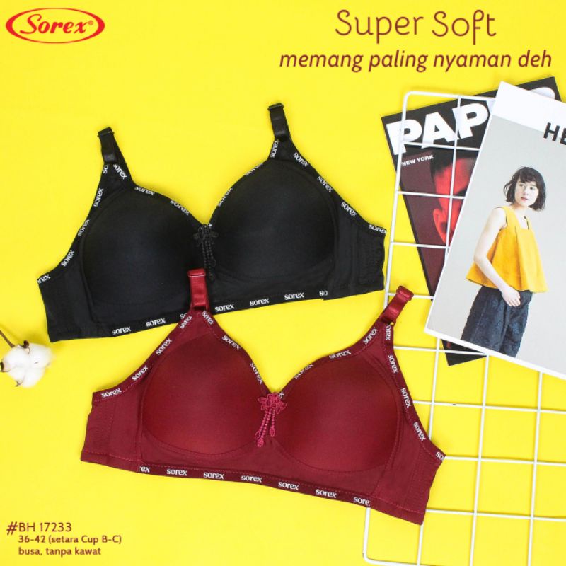 Jual Bh Sorex 17233 Casual Style Bra Cup Besar