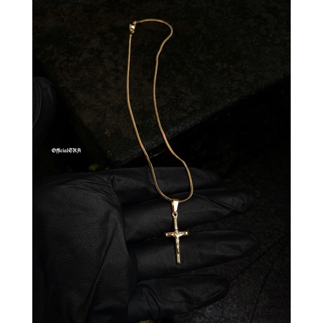 Jual GOLD CROSS JC ( SKA JEWELRY NECKLACE ) | Shopee Indonesia