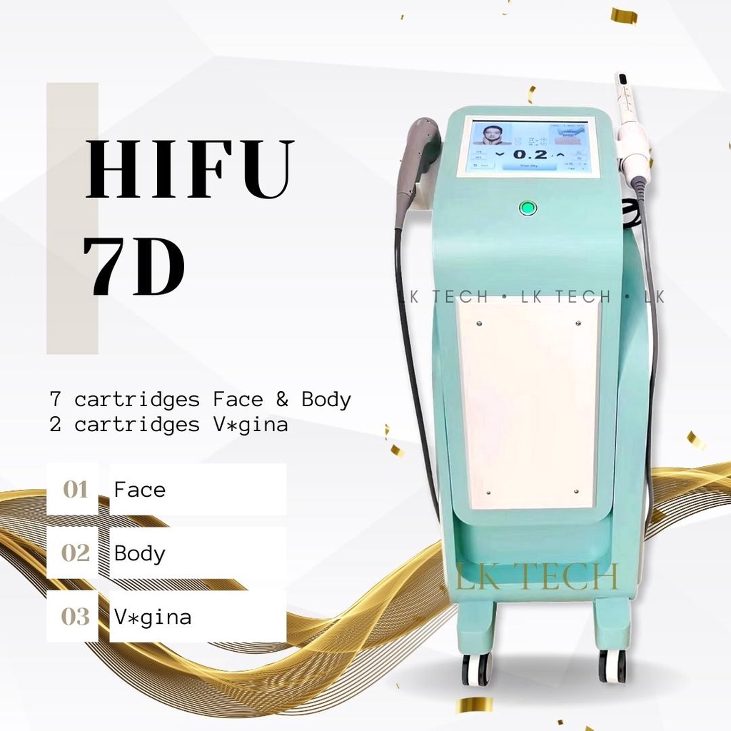 Jual FACE BODY AND VAGINA HIFU 7D MACHINE LENGKAP HIGH INTENSITY ...
