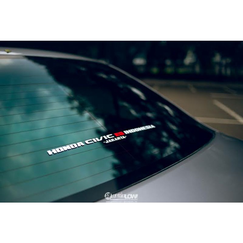 Jual Stiker Mobil Honda Civis ES Indonesia jakarta cutting sticker 2 ...