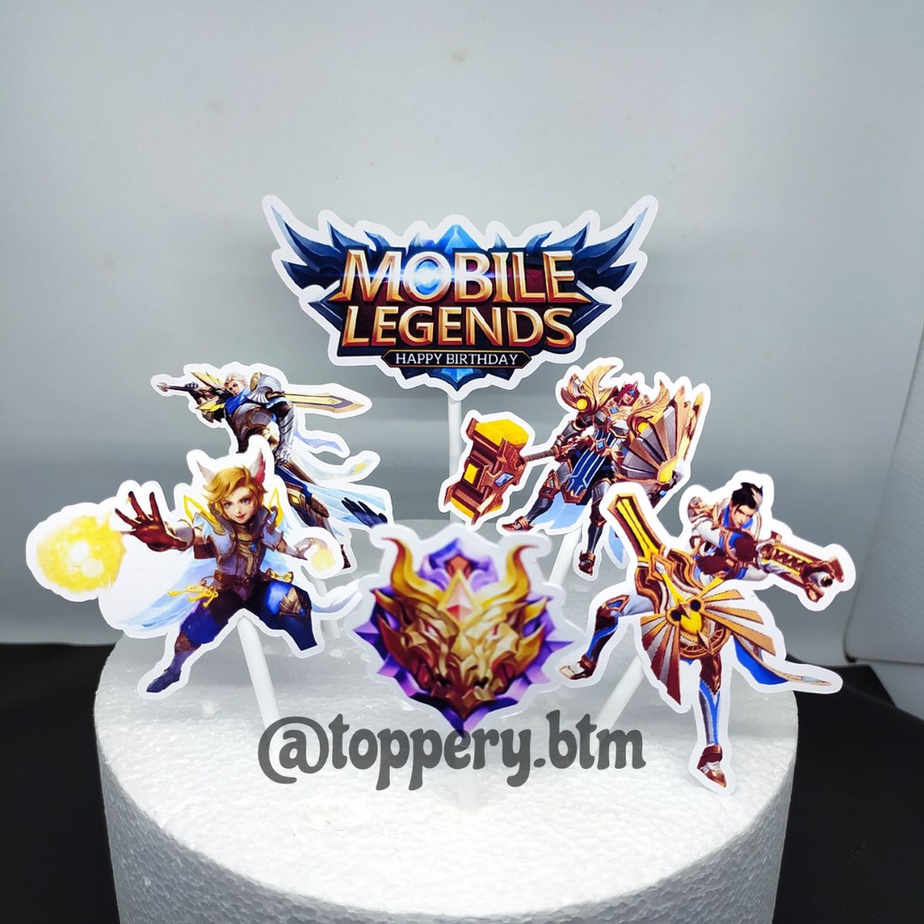 Jual [PART 2] CAKE TOPPER KARAKTER ANAK IRONMAN MOBILE LEGEND TOM ...
