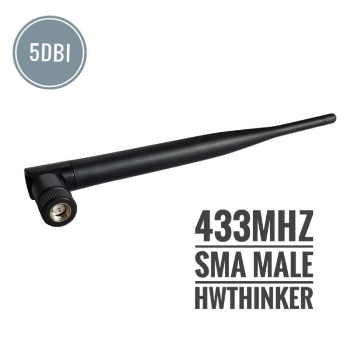 JCD401 433MHz Antenna - Small - 90 degrees - SMA - JCD401-SMA-90