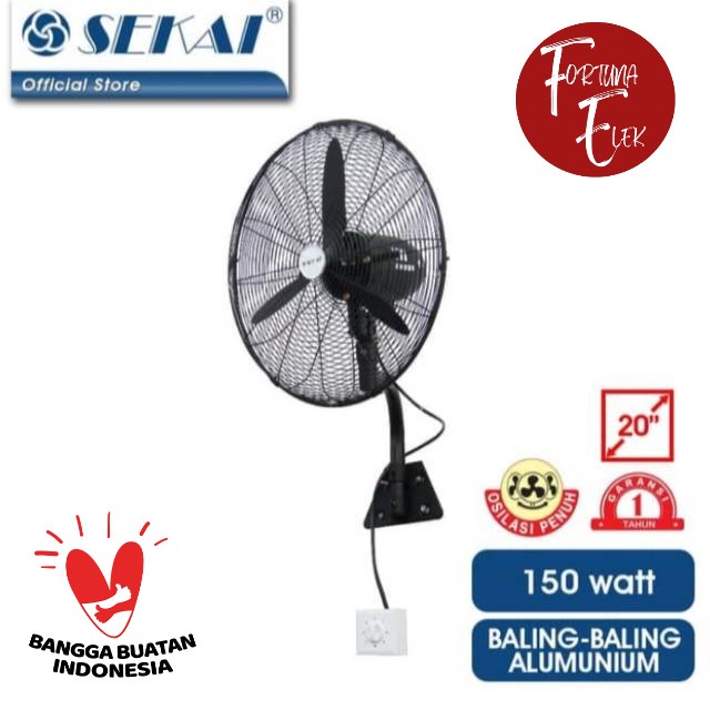 Jual Sekai Industrial Wall Fan Kipas Angin Dinding Industri 20 Inch Iwf 2038 Shopee Indonesia 7098